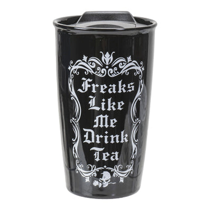Freaks Like Me Drink Tea Travel Mug - for just $20! 