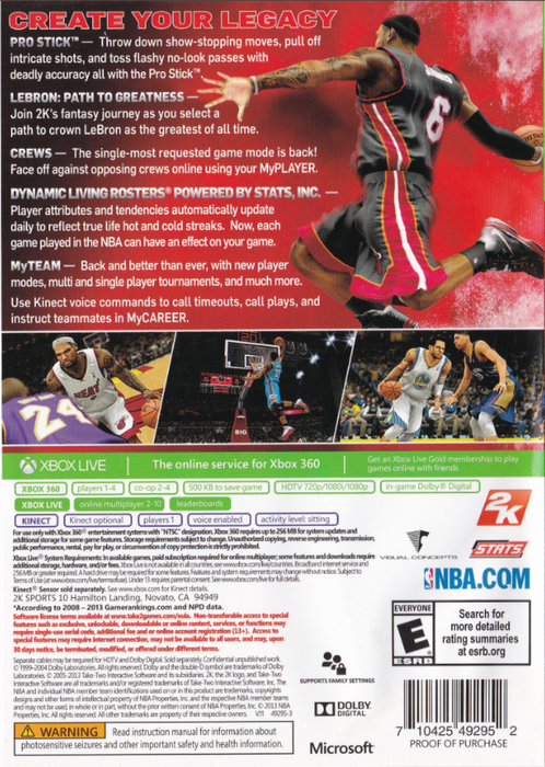 NBA 2K14 – Xbox 360 (X360) - for just $7.99! 