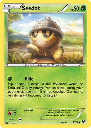 Seedot 009/114 - XY  Steam Siege - for just $0.05! 