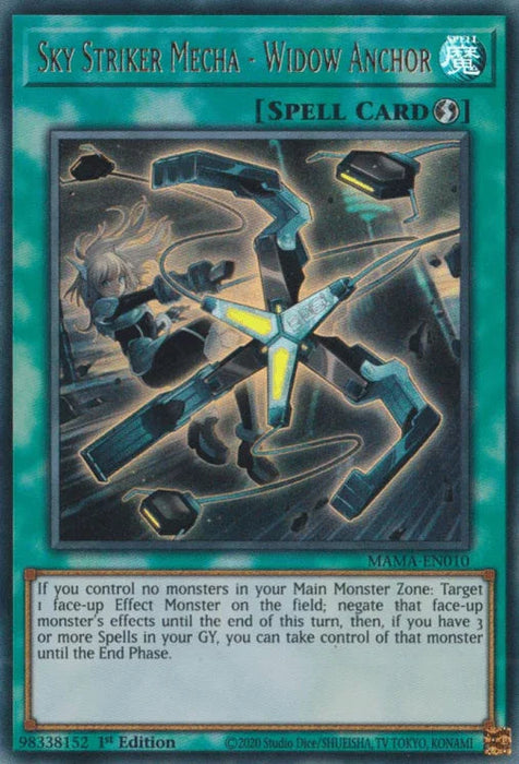 Sky Striker Mecha - Widow Anchor [MAMA-EN010] Ultra Rare - for just $1.60! 