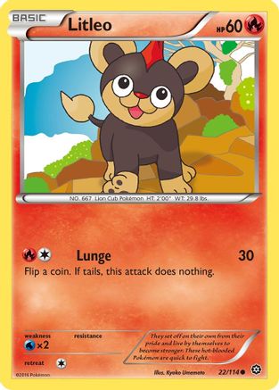 Litleo 022/114 - XY  Steam Siege - for just $0.05! 