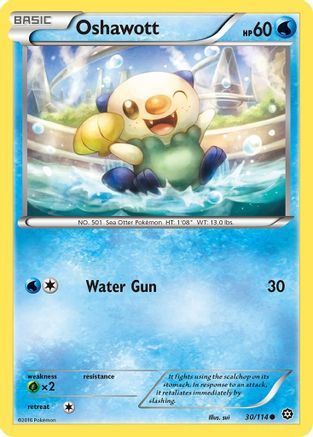 Oshawott 030/114 - XY  Steam Siege - for just $0.09! 