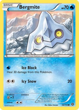 Bergmite 036/114 - XY  Steam Siege - for just $0.05! 