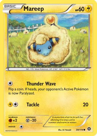 Mareep 038/114 - XY  Steam Siege - for just $0.12! 