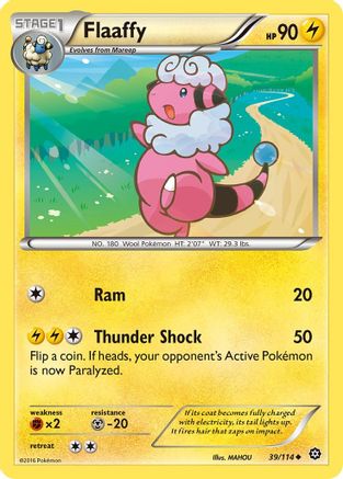 Flaaffy 039/114 - XY  Steam Siege - for just $0.05! 