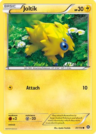 Joltik 041/114 - XY  Steam Siege Reverse Holofoil - for just $0.10! 