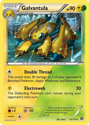 Galvantula 042/114 - XY  Steam Siege - for just $0.32! 