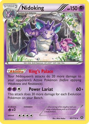 Nidoking 045/114 - XY  Steam Siege - for just $0.30! 