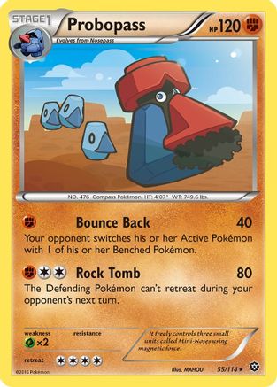 Probopass 055/114 - XY  Steam Siege Reverse Holofoil - for just $0.15! 