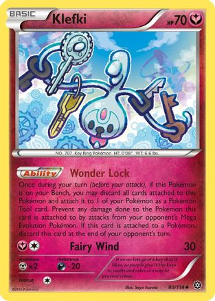 Klefki 080/114 - XY  Steam Siege - for just $0.13! 