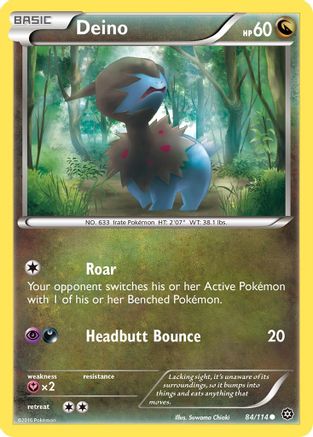Deino 084/114 - XY  Steam Siege - for just $0.05! 