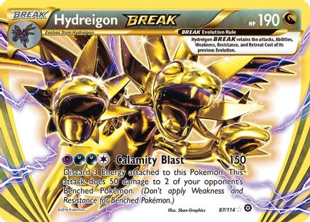 Hydreigon BREAK 087/114 - XY  Steam Siege Holofoil - for just $1.98! 