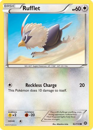 Rufflet 092/114 - XY  Steam Siege - for just $0.05! 