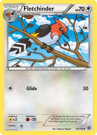 Fletchinder 095/114 - XY  Steam Siege - for just $0.05! 