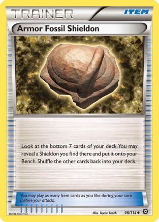 Armor Fossil Shieldon 098/114 - XY  Steam Siege - for just $0.09! 