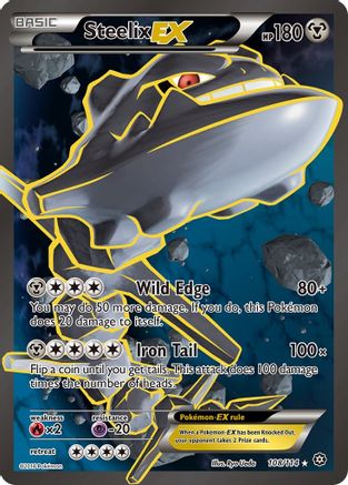 Steelix EX (Full Art) 108/114 - XY  Steam Siege Holofoil - for just $4.92! 