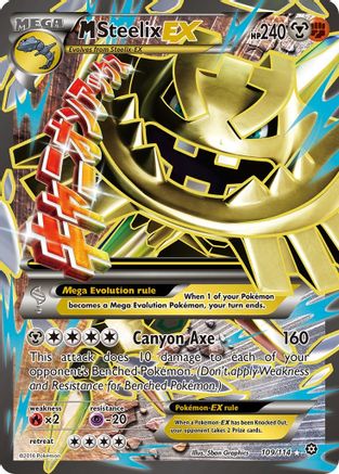 M Steelix EX (Full Art) 109/114 - XY  Steam Siege Holofoil - for just $9.45! 