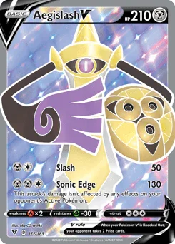 Aegislash V (177/185) [Sword & Shield: Vivid Voltage] - for just $1.10! 