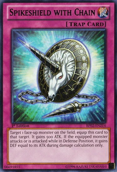 Spikeshield with Chain [BP02-EN214] Mosaic Rare - for just $0.10! 