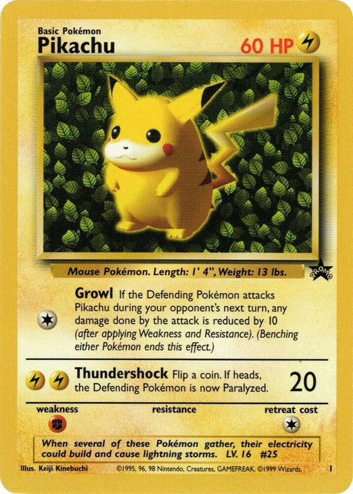 Pikachu (1) (Promo) [Wizards of the Coast: Black Star Promos] - for just $16.65! 