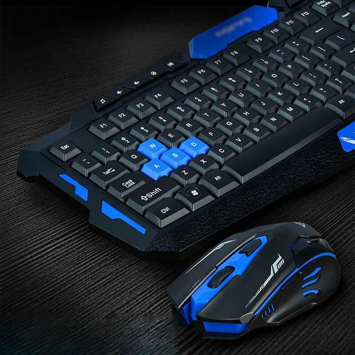 Hk8100 2.4 G Wireless Gaming Keyboard Mouse Combo Ergonomics Waterproof Optical For Pc Laptop Desktop Gamer - for just $51.04! 