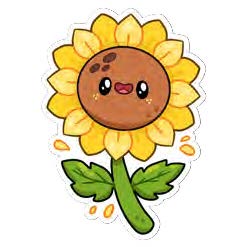 Squishable Sunflower Sticker - for just $4! 