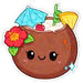 Squishable Coconut Sticker - for just $4! 