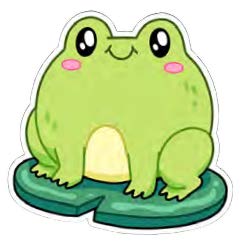 Squishable Frog Sticker - for just $4! 