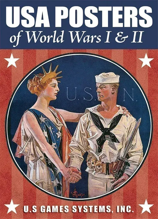 USA Posters of World Wars I and II Poker Deck - for just $7.99! 