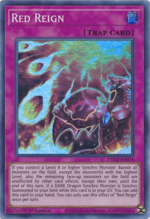 Red Reign [ETCO-EN074] Super Rare - for just $0.20! 