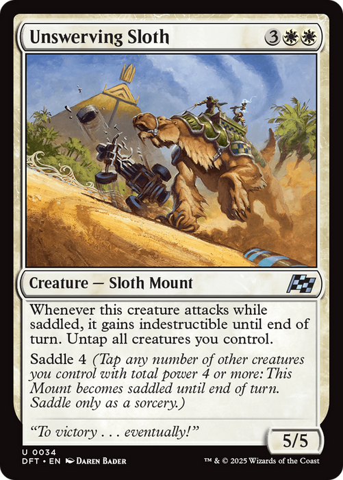 Unswerving Sloth (DFT-034) - Aetherdrift Foil - for just $0.01! 