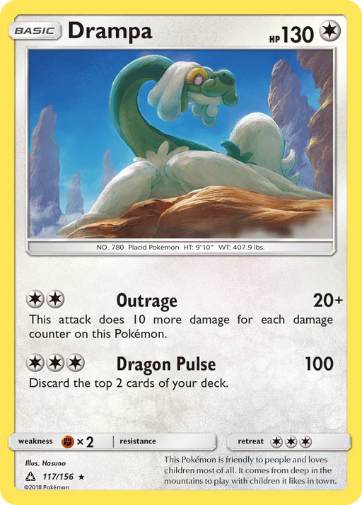Drampa (117/156) [Sun & Moon: Ultra Prism] - for just $0.20! 