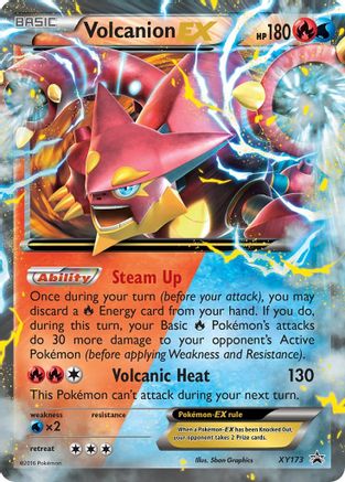 Volcanion EX XY173/211 - XY Promos Holofoil - for just $0.75! 