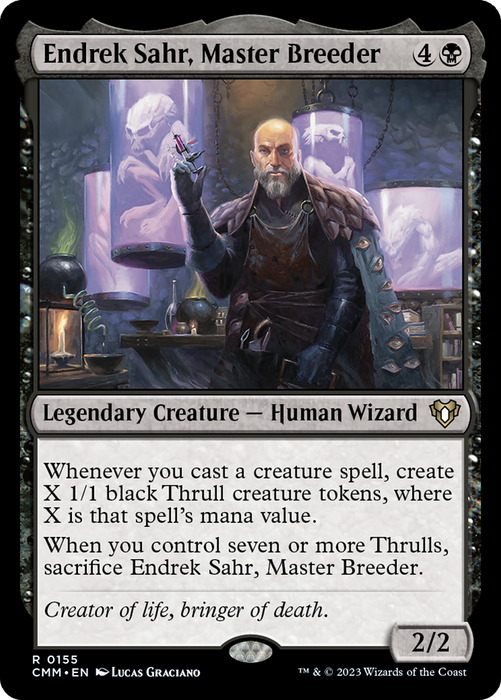 Endrek Sahr, Master Breeder (CMM-155) - Commander Masters - for just $1.11! 