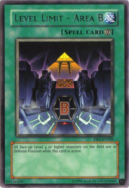 Level Limit - Area B [DR2-EN205] Rare - for just $6! 
