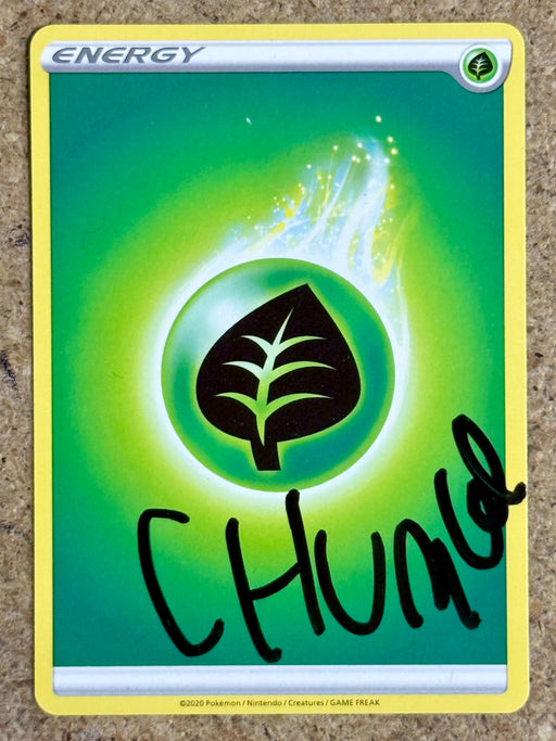 2020 Chumlee From Pawn Stars Signed Pokémon BASIC Energy Card Autographed - for just $30! 