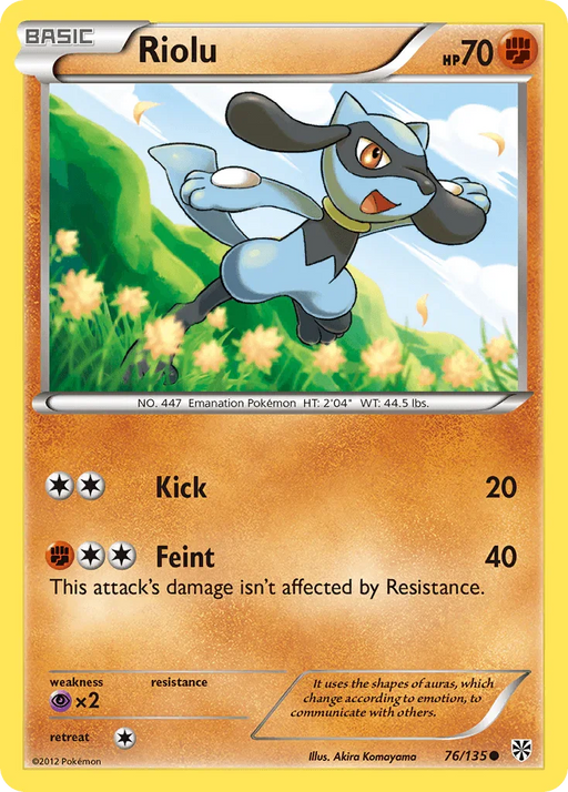 Riolu (76/135) [Black & White: Plasma Storm] - for just $0.25! 