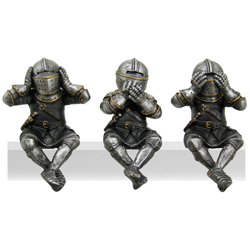 See Hear Speek No Evil Knights - Set of 3 - for just $33.99! 
