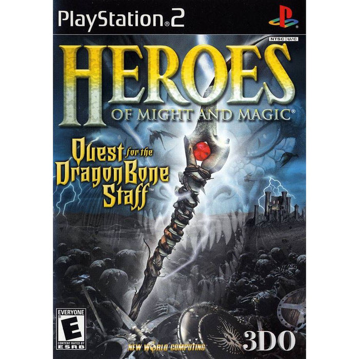 Heroes of Might and Magic: Quest for the Dragon Bone Staff (Playstation 2) - Premium Video Games - Just $0! Shop now at Retro Gaming of Denver