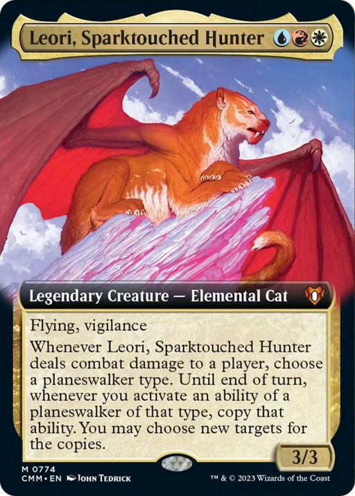 Leori, Sparktouched Hunter (Extended Art) [Commander Masters] - Just $0.35! Shop now at Retro Gaming of Denver