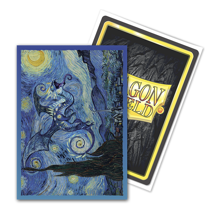 Dragon Shield: Standard 100ct Brushed Art Sleeves - Starry Night - for just $0! 