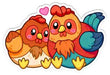 Squishable Hen & Rooster Sticker - for just $4! 