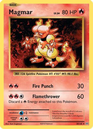 Magmar 020/108 - XY  Evolutions - for just $0.06! 