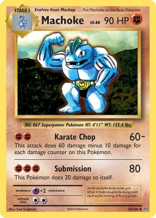 Machoke 058/108 - XY  Evolutions - for just $0.08! 