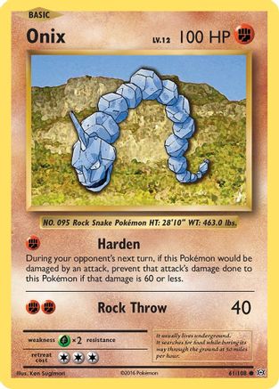 Onix 061/108 - XY  Evolutions - for just $0.05! 
