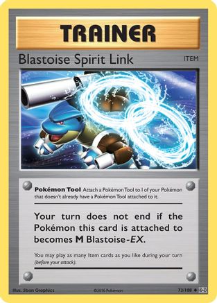 Blastoise Spirit Link 073/108 - XY  Evolutions Reverse Holofoil - for just $0.50! 