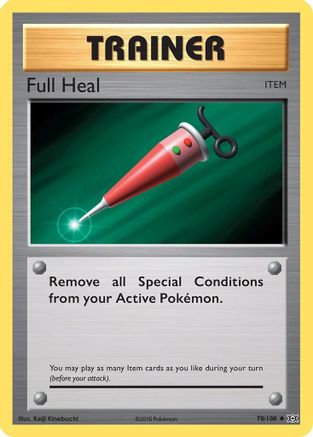 Full Heal 078/108 - XY  Evolutions - for just $0.05! 