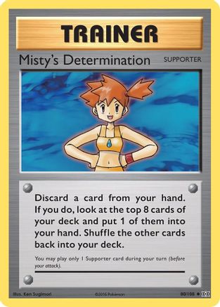 Misty's Determination 080/108 - XY  Evolutions - for just $0.11! 