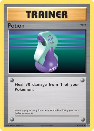 Potion 083/108 - XY  Evolutions Reverse Holofoil - for just $0.31! 