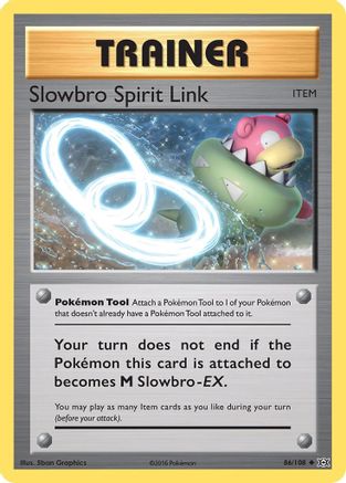 Slowbro Spirit Link 086/108 - XY  Evolutions Reverse Holofoil - for just $0.44! 